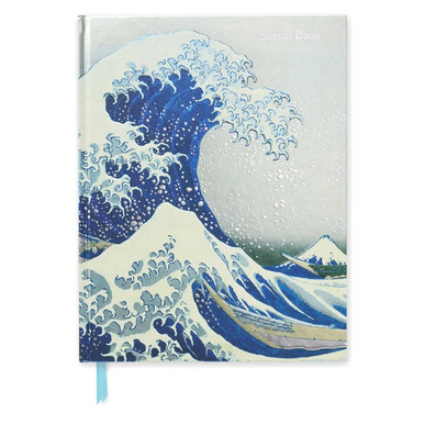 Alternative view of Flame Tree Studio Follow Katsushika Hokusai: The Great Wave (Foiled Quarto Journal)