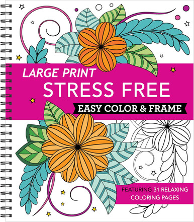 Large Print Easy Color & Frame – Stress Free
