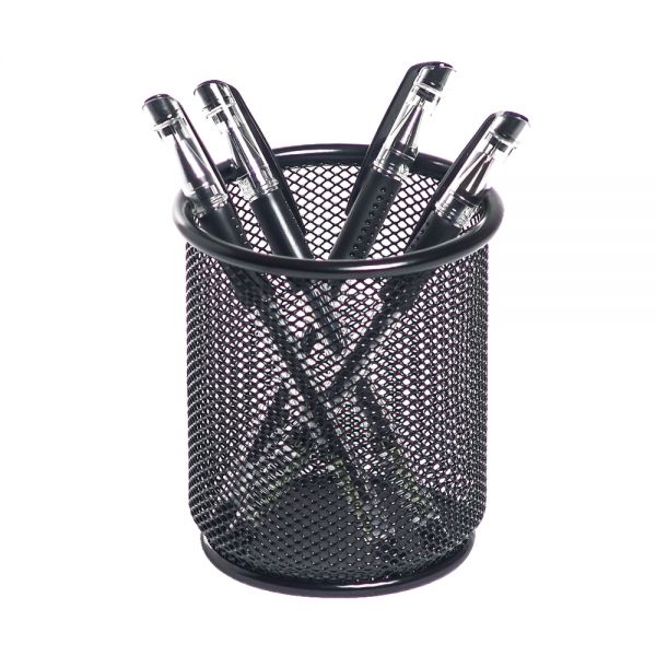 Mesh Pencil Cup, Black